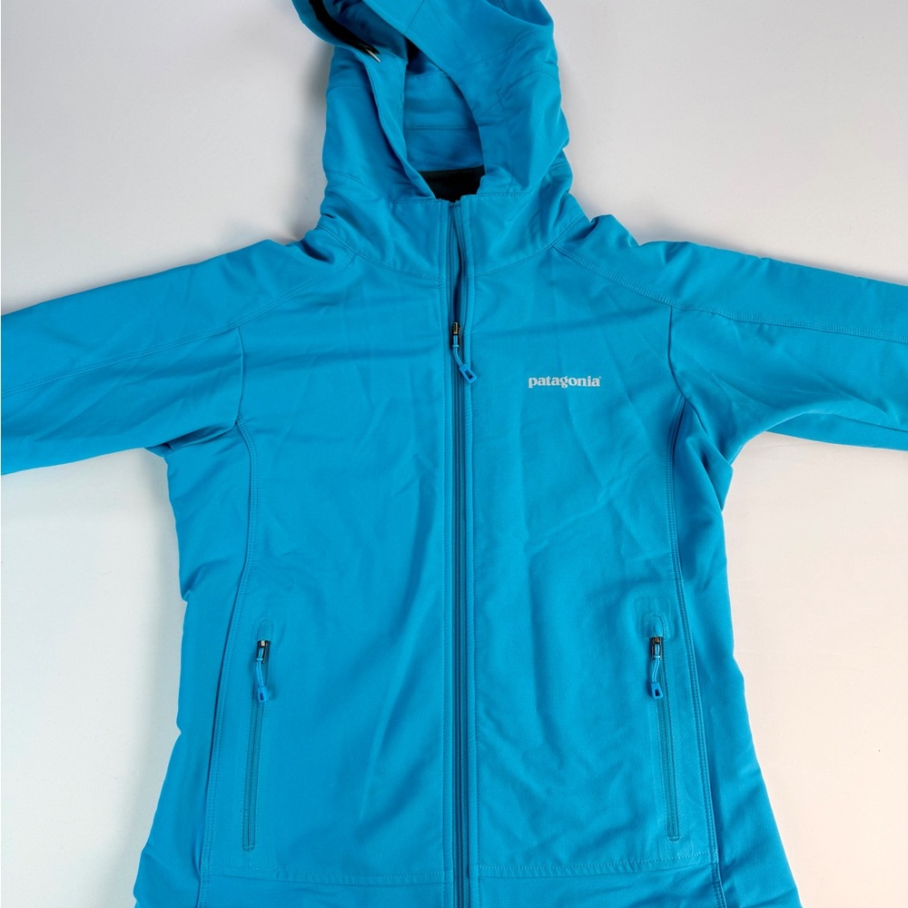 Patagonia Women’s Simple Guide Hooded Softshell Jacket - Teal Small - Picture 2 of 10